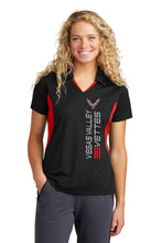 Load image into Gallery viewer, Color Block Vegas Valley Vettes Micropique Ladies Polo