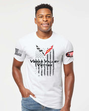 Load image into Gallery viewer, Vegas Valley Vettes Flag Shirt Short Sleeve Crewneck

