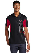 Load image into Gallery viewer, Color Block Vegas Valley Vettes Micropique Unisex Polo