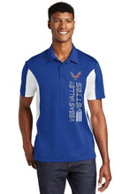 Load image into Gallery viewer, Color Block Vegas Valley Vettes Micropique Unisex Polo