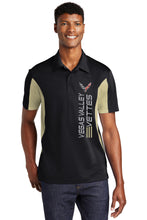 Load image into Gallery viewer, Color Block Vegas Valley Vettes Micropique Unisex Polo
