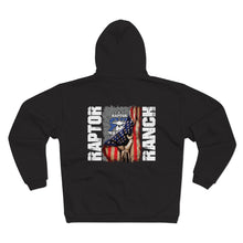 Load image into Gallery viewer, RR Pull Down Flag Hooded Zip Sweatshirt
