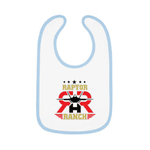 Load image into Gallery viewer, Raptor Ranch Baby Contrast Trim Jersey Bib