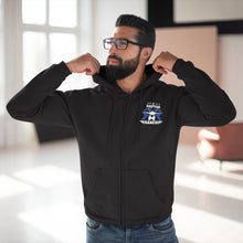 Load image into Gallery viewer, RR Pull Down Flag Hooded Zip Sweatshirt