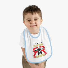 Load image into Gallery viewer, Raptor Ranch Baby Contrast Trim Jersey Bib