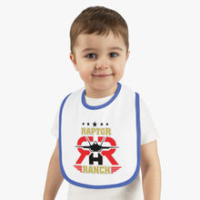 Load image into Gallery viewer, Raptor Ranch Baby Contrast Trim Jersey Bib