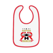 Load image into Gallery viewer, Raptor Ranch Baby Contrast Trim Jersey Bib