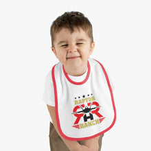 Load image into Gallery viewer, Raptor Ranch Baby Contrast Trim Jersey Bib