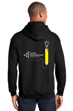 Load image into Gallery viewer, JA Unisex Black Pullover Hoodie Thinking