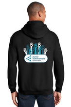 Load image into Gallery viewer, JA Unisex Black Pullover Hoodie Volunteer Hands