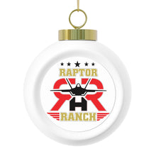 Load image into Gallery viewer, Raptor Ranch Christmas Ball Ornament