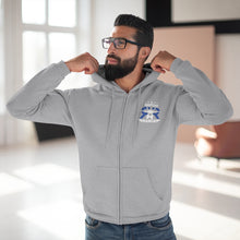 Load image into Gallery viewer, RR Pull Down Flag Hooded Zip Sweatshirt