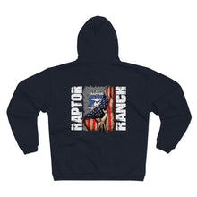 Load image into Gallery viewer, RR Pull Down Flag Hooded Zip Sweatshirt