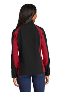 Sport-Tek® Ladies Colorblock Soft Shell Jacket