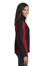 Load image into Gallery viewer, Sport-Tek® Ladies Colorblock Soft Shell Jacket

