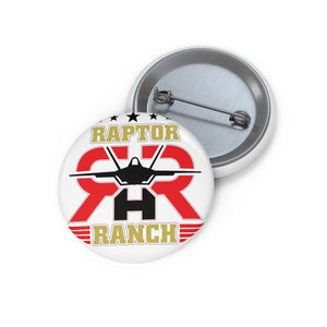Raptor Ranch Pin Buttons